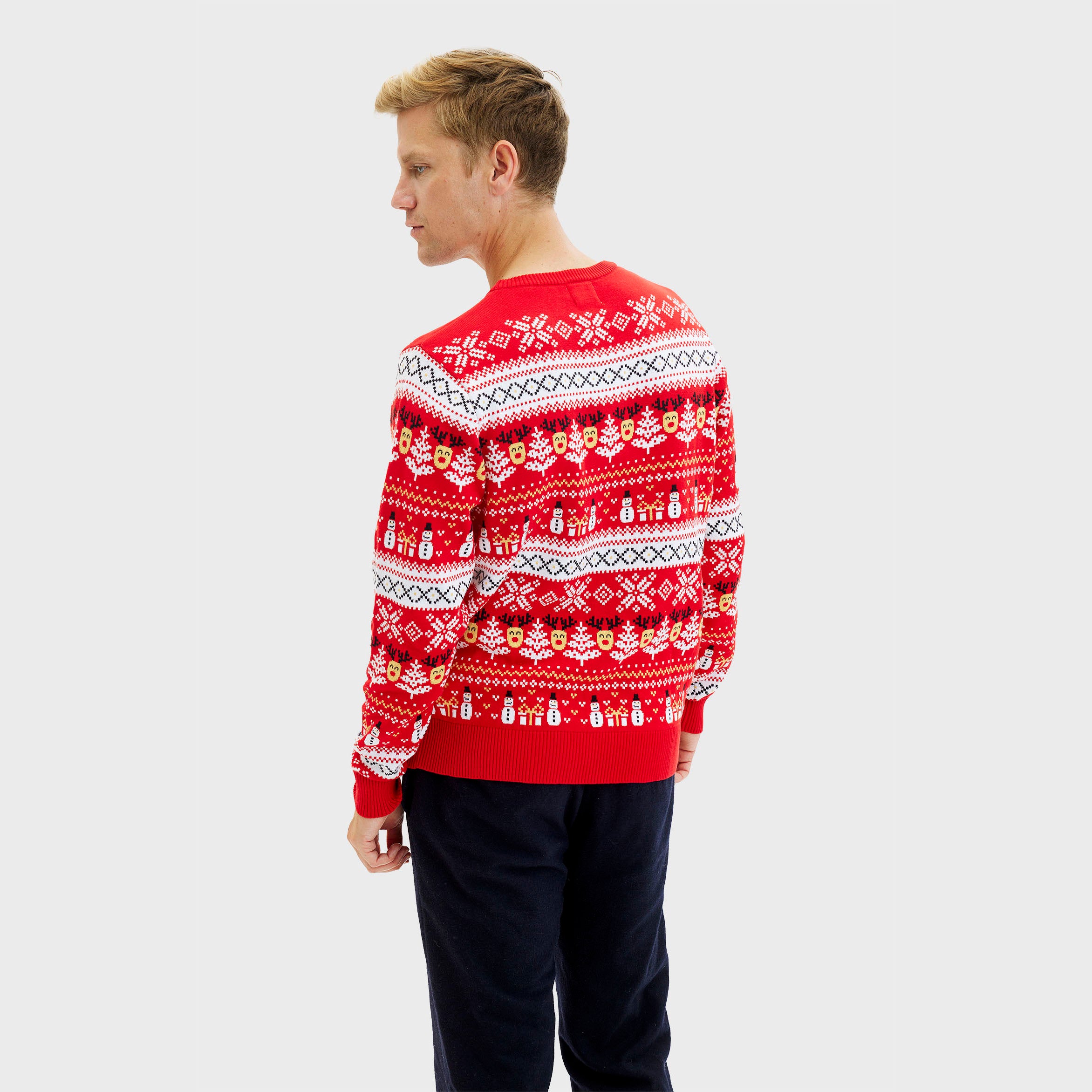 The Reinstyle Sweater Rød - Herre.